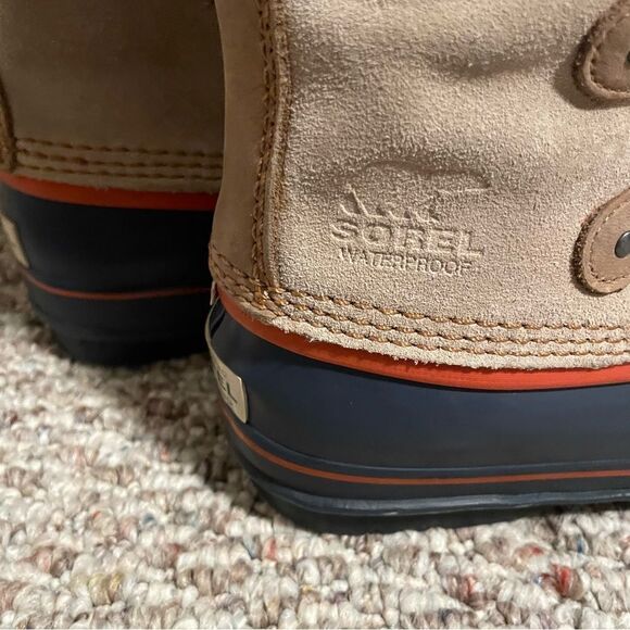 Sorel Joan Of Arctic Tan Waterproof Lined Shearling Winter Boots- Size 7 - Picture 6 of 12
